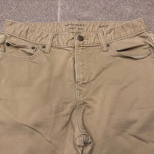 Banana Republic Tan Travel Jean 33x30 Slim Fit